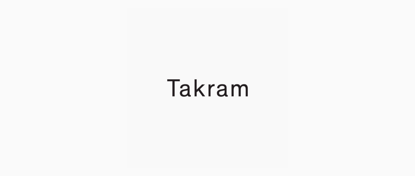 Takram（タクラム）