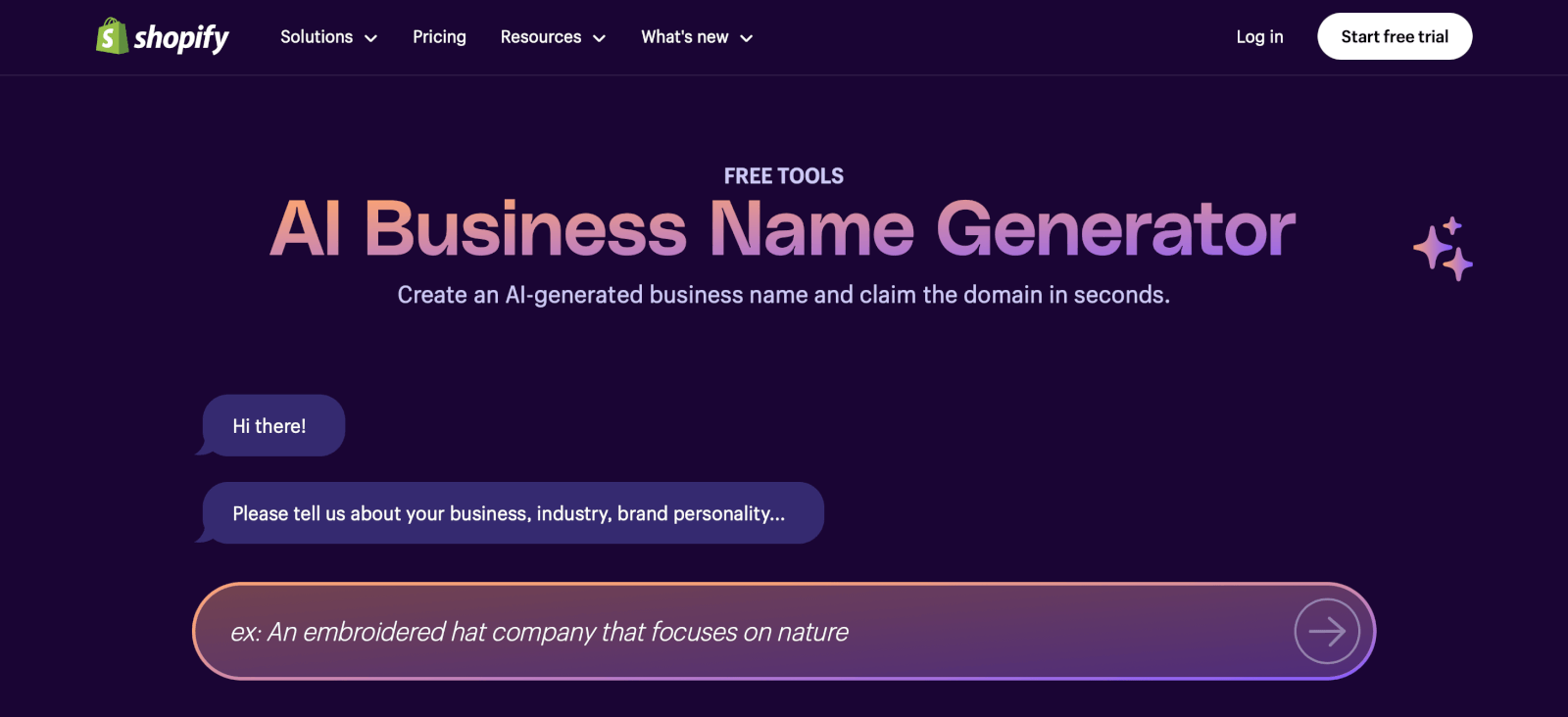 Shopify Business Name Generator