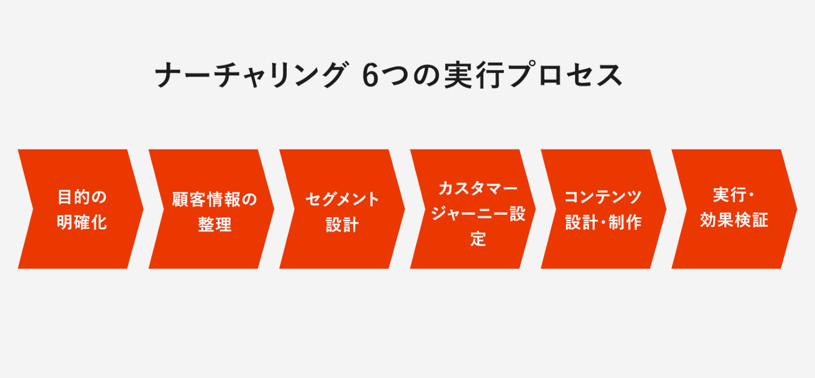 ナーチャリング　6つの実行プロセス